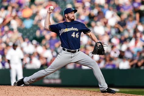 brewers probable pitcher|milwaukee brewers starting pitcher today.